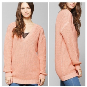Urban Outfitters Cooperative Oversized V-Neck Sweater‎